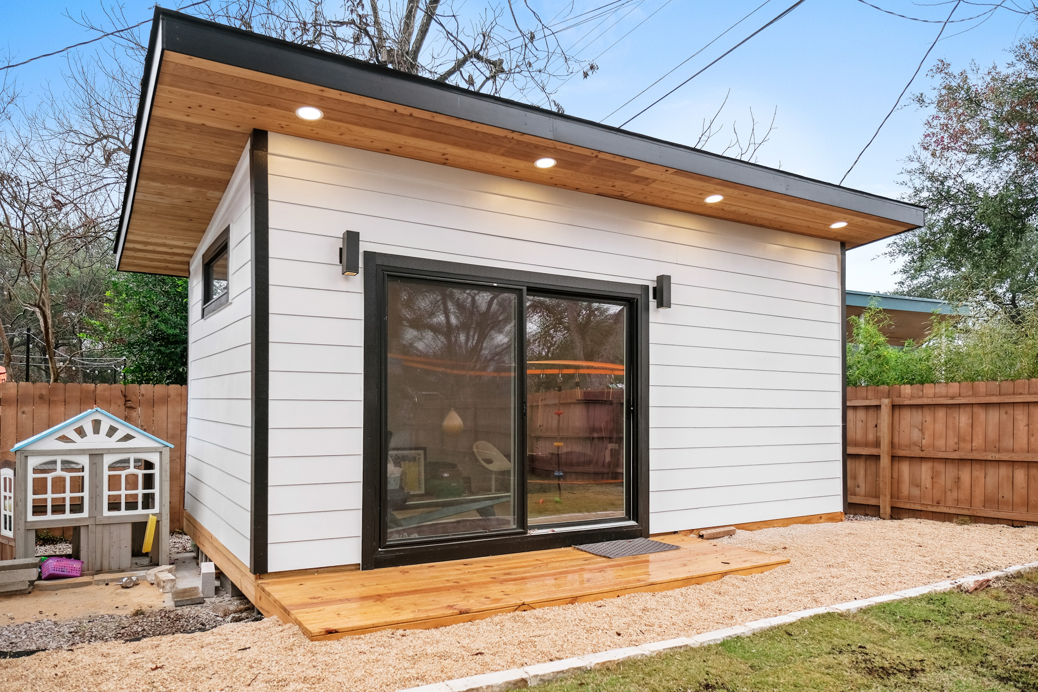 Custom ADU backyard studio build